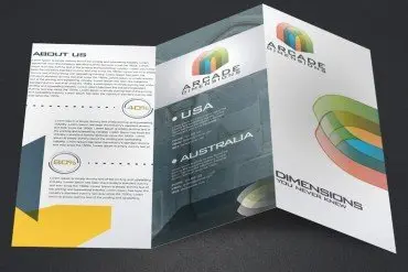Brochure design project