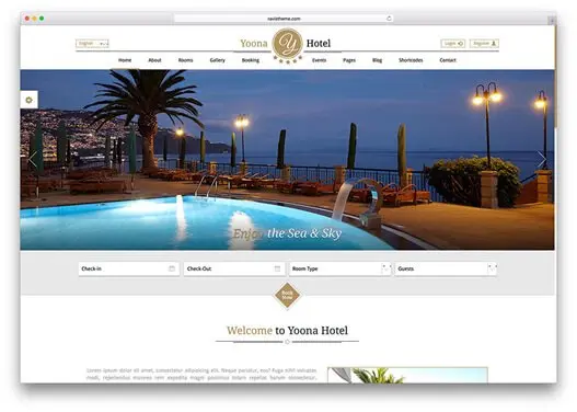 Travel & Hotel logo design